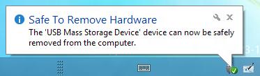 Fjerne en USB-lagringsenhet Windows 8.1 Slik fjerner du en USB-lagringsenhet på Windows 8.1: 1. Fra Windows -startskjermen, klikk på Desktop (Skrivebord) for å starte skrivebordsmodusen. 2.