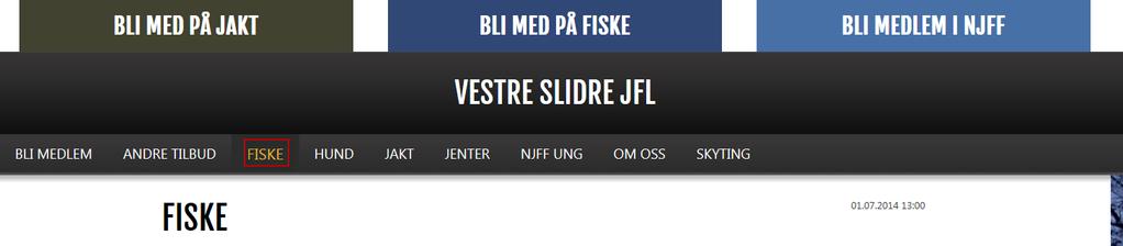 Vedlikeholde lokallagets egen meny. Alle lokallag har i utgangspunktet en standardmeny. Mange av disse menyvalgene er aktuelle for de fleste foreningene.