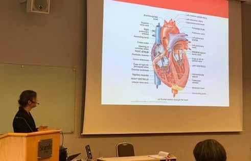 Anete Kaldal, stipendiat i Nasjonalforeningen, holdt foredraget «Et hjertes ønskeliste».