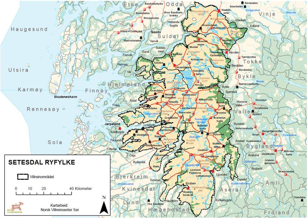 Verdiskapingsprosjektet «Kunnskapsformidling om villrein og villreinfjellet» Målsetting: Auka kunnskap og medvit om villrein og villreinfjell slik at arten og leveområda vert ivareteken på kort og