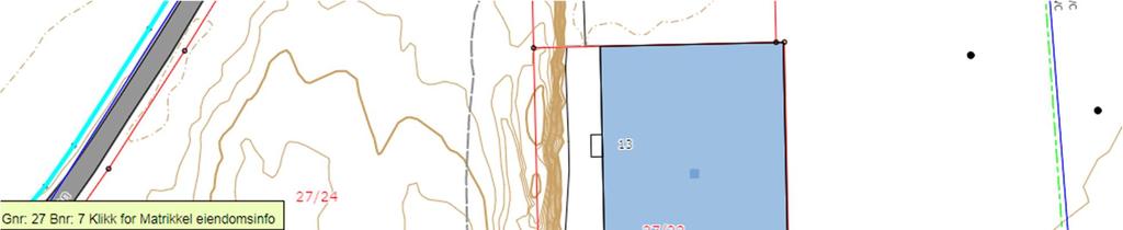 Figur 6: Oversikt over ledningsnettet for vann, spillvann og overvann for planområdet Hangarveien.