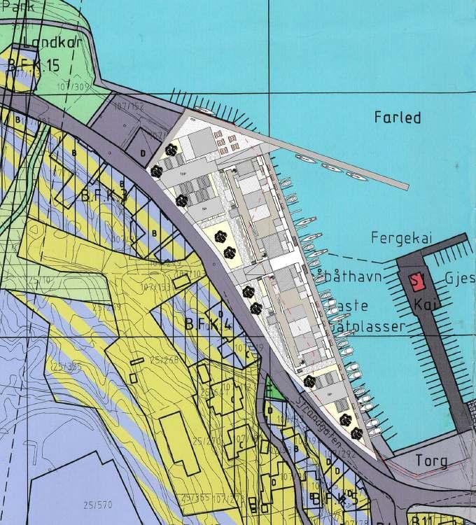 Planforslaget vil legge til rette for bolig, småbåthavn, gangarealer slik som gjeldende plan legger opp