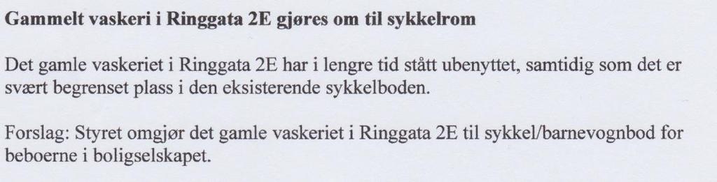 48 AS Tøyenparken Boligselskap 6B) Innkommet sak fra aksjeeier Karen Gravås mottatt 26.02.