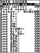 8.1 HART packet byte preambles 8.2 Device communication address number 9.1 Choice of the language: E= English, I=italian 9.2 Display contrast 9.3 Display/keyboard inactivity time 9.