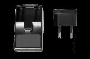 Lading av batteriet med USB-kabel En separat USB-kabel følger ikke med settet. Plugg USB-kabelen inn i telefonens USB-kontakt.