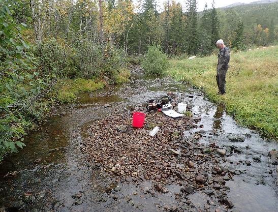 Terrenget rundt Myrmarkvatnet er bratt, og innløpsbekkene er strie, så mesteparten av sjøørreten i vassdraget gyter derfor trolig i Granåselva. En strekning på ca.