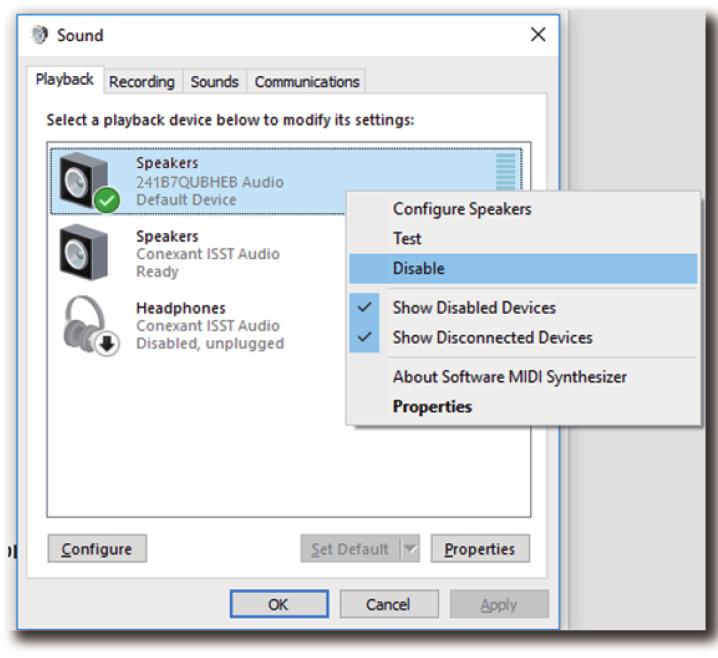Klikk DisplayLink -ikonet, og klikk deretter «Audio Setup» (Lydoppsett) 2.