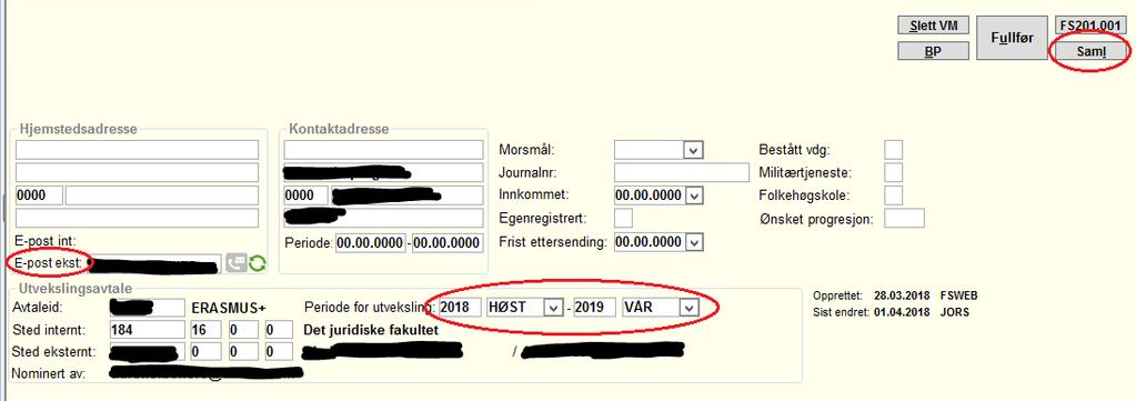 Finn dokumenter under kartotekkort Dok Dokumenter lastet opp av partner/søker finner du under Dok. Alle dokumenter, e-poster fra FS, osv.