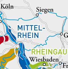 produserer flotte viner. Klimaet er kontinentalt med varme somre og kalde vintre og Rhinen har en flott tempererende effekt. Den mest interessante og mest plantede druen er Riesling.