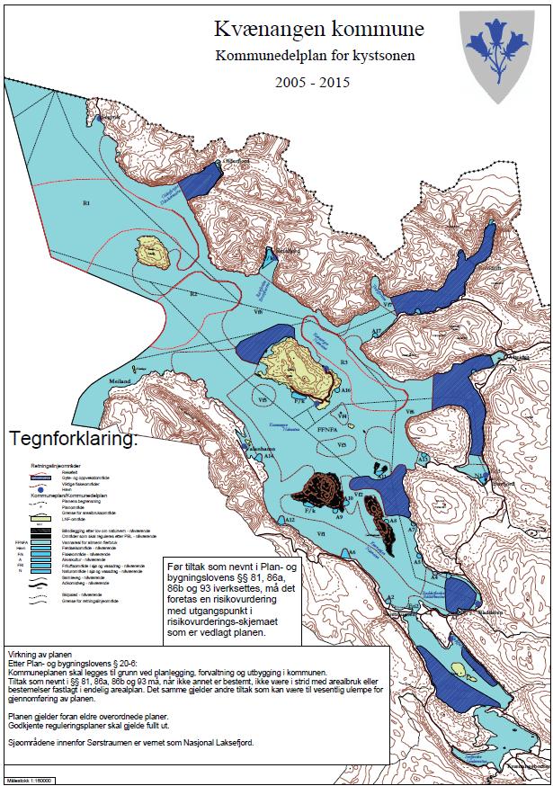 Kvænangen Kommune Planprogram tilknyttet rullering av kystsoneplanen Figur 1-1: Gjeldende kystsoneplan 1.