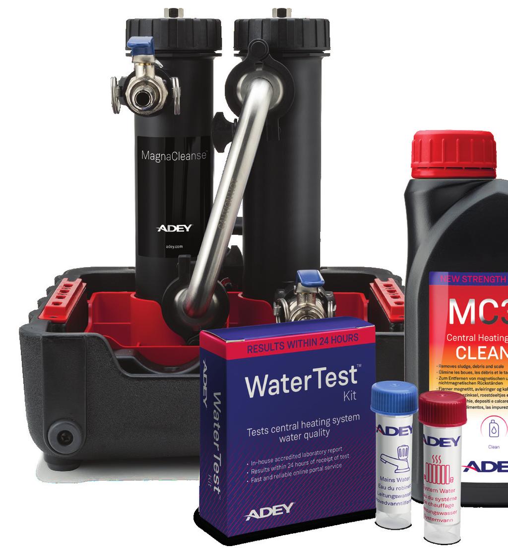 ADEY Best Practice ADEY har som industriledende produsent innen vannbehandling av varme-/kjøleanlegg, utviklet en serie med produkter som hjelper deg å oppnå effektiv beskyttelse for anlegget.