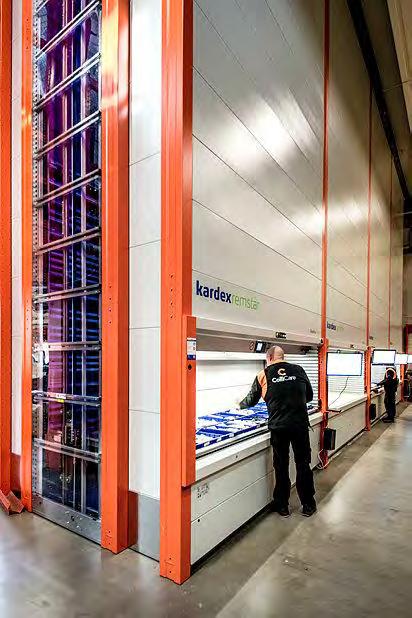 Automatisert lager og robotisering En datadrevet lagringsmaskin, med presisjonsplukk o Våre lagerautomater/ vareheiser: o 10 meter