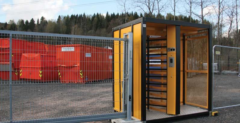 Containerløsninger - rotasjonsgrind og skyvegrind Ved å benytte grinder i container, får man et ekstra robust produkt med lang levetid.