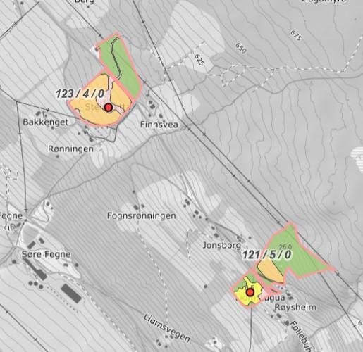 Arealressursene på landbrukseiendommen gnr/bnr 123/4 er i dag: Gnr/bnr 121/29 består i dag av 6,5 daa overflatedyrka mark, 3,3 daa skog og 1 daa bebygd areal.