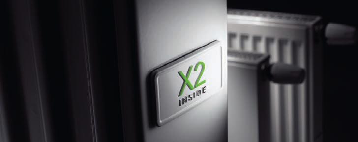 Radiatorer Therm X2 Inntil energibesparelse gjør raditoren mer effektiv enn andre radiatorer!