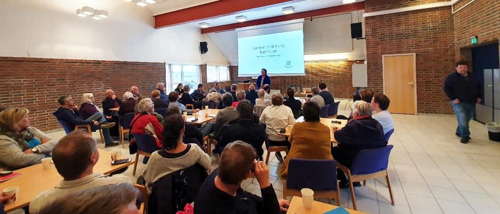 God interesse fra lag og foreninger Rundt femti personer fra lag og foreninger i hele Nærøysund deltok da prosjektledelsen for Nærøysund kommune inviterte til åpent møte på mandag kveld.