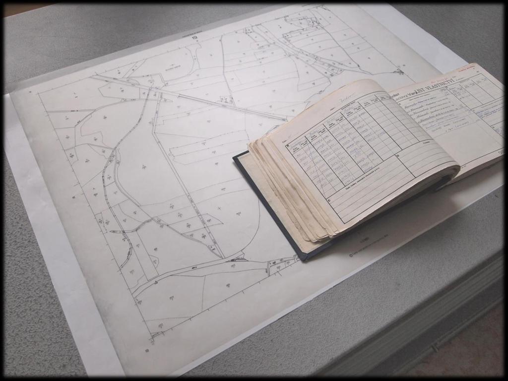 Cadastre of Real Estate Cadastral map and Owner s folio Source: Kubačák