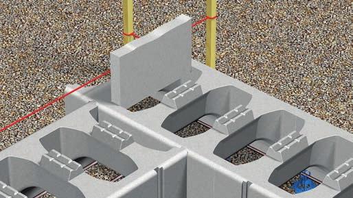 A5. For å hindre at betongen flyter ut i hjørner på såleblokken må det tettes. Dette kan f.eks. gjøres ved bruk av steinmasser eller skjære til biter av EPS. 10 A6.