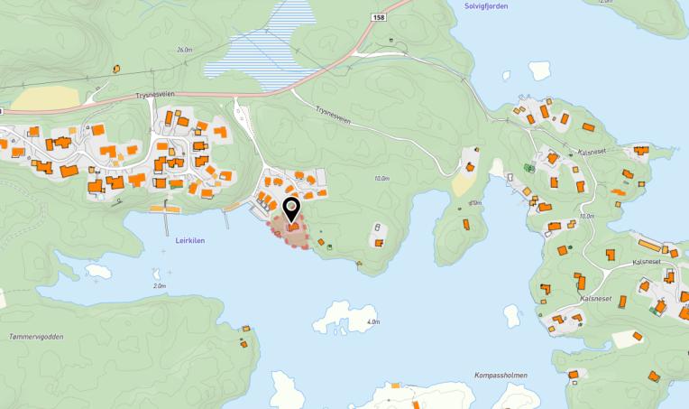 Bakgrunn for saken: GB 37/74 er bebygd med en fritidsbolig med et registrert bruksareal på 72 m² og en sjøbod med et registrert bruksareal på 15 m².