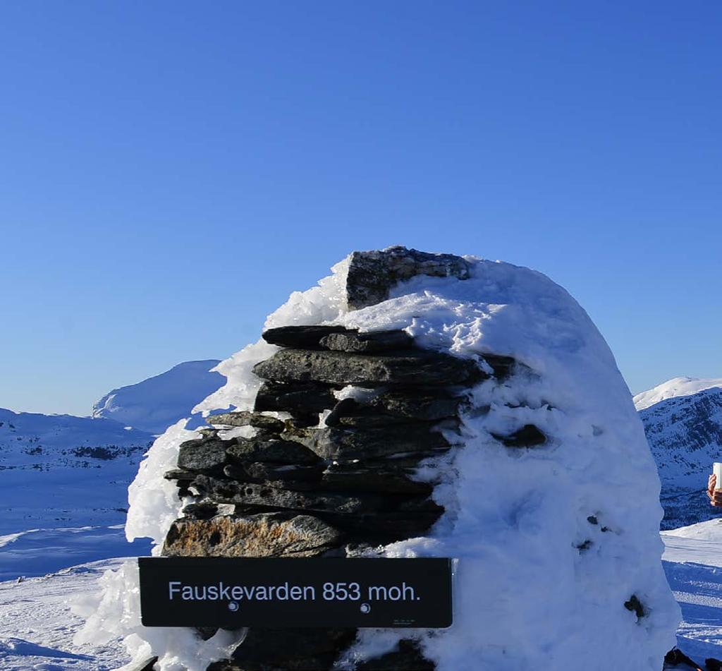 Fauskevarden - Flotevatna - Halbrendsnipa 853/801 m.o.h / 4,5 km Krevjande Parkering ved Fv 609 mot Askvoll.