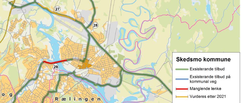 Tiltak for gående og syklende Fv.