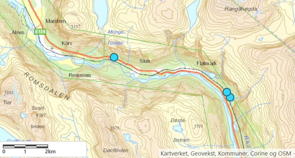 minst mogleg skjemmande visuelt. Det må leggjast vekt på naturlege avgrensingar, og at ein sikrar stormsterke hogstkantar.