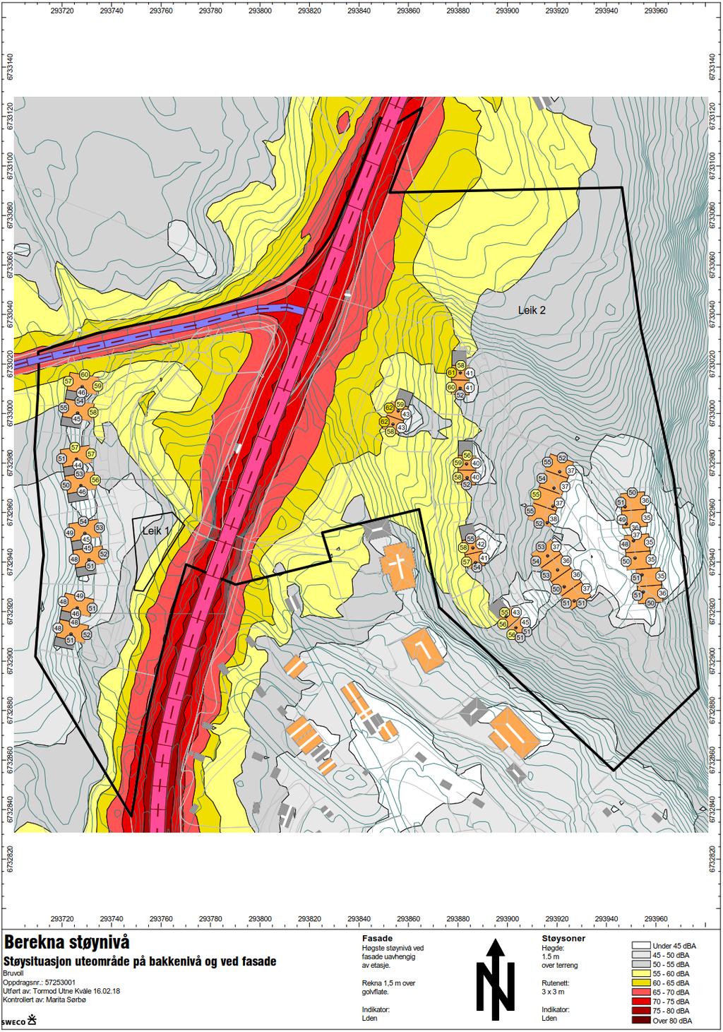 Vedlegg 2 - Støysituasjon uteareal på