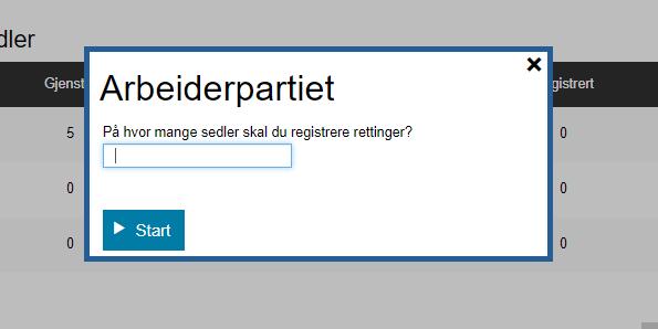 Registrering av