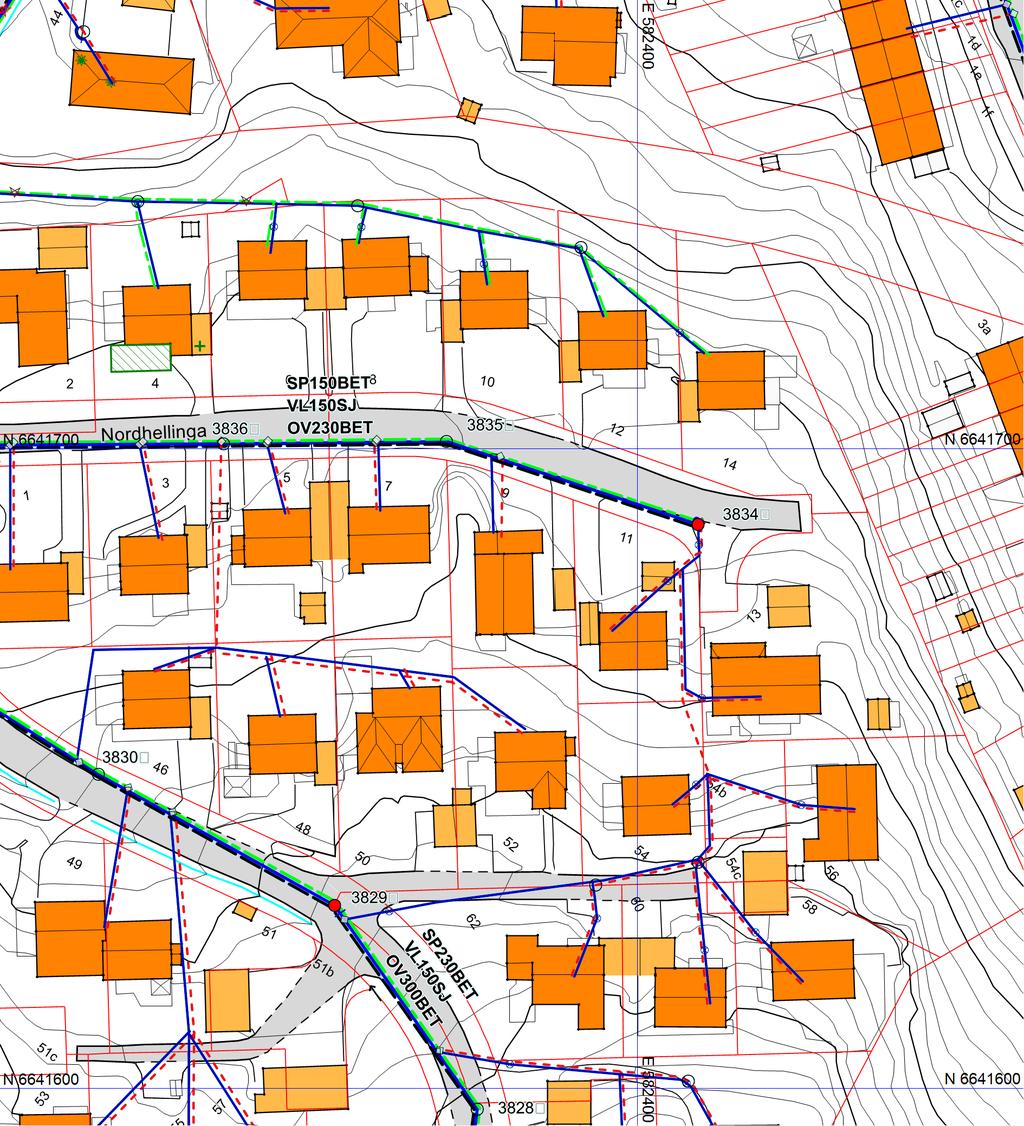 VAledninger Bærum kommune Eiendom: 47/74 Adresse: Nordhellinga 9 Dato: 01.04.