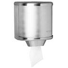 988113 Katrin Hand Towel M Dispenser Metal Hvit metall H: 330 B: 275 D: 132 (mm) 900788 Katrin Waste Bin Metal