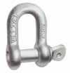 GALVANIZED SHACKLES "BOW" TYPE STAINLESS STEEL LONG "D" SHACKLES With captive locking pin.