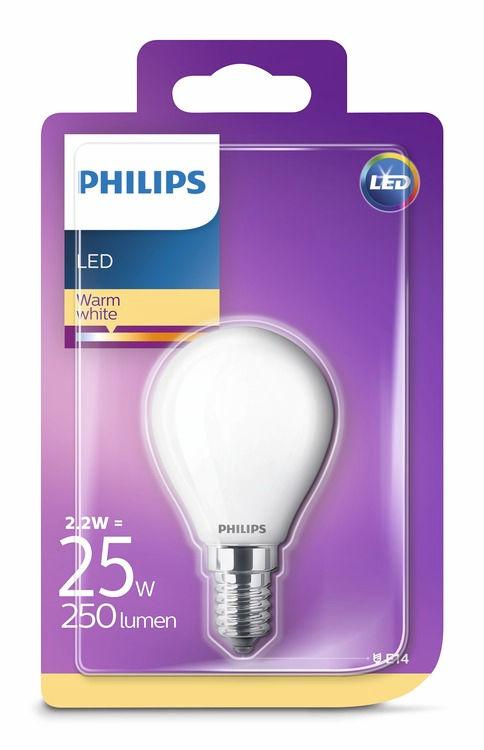 PHILIPS LED Mignon E14 Varm hvit Kan ikke dimmes Designet for å sees Fasonger som du kjenner og er glad i.