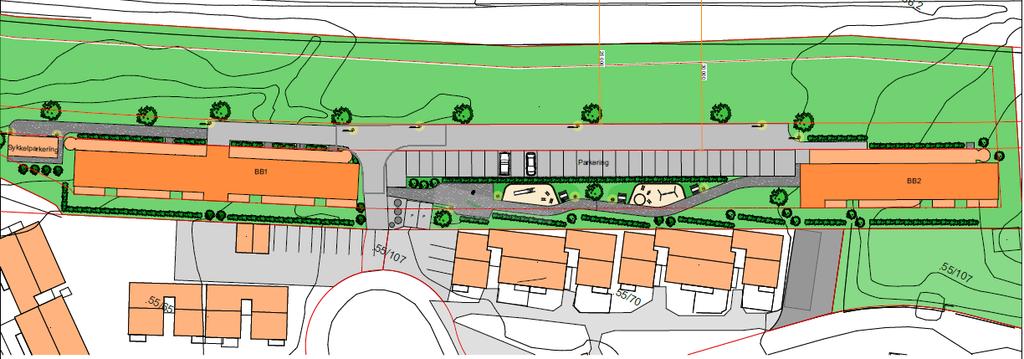 2018 PS 18/43: «Komite for plan, næring og miljø vedtar følgende føring for utleggelse av forslag til detaljreguleringsplan for Innerdammen, Støver planid 2016002 til høring og offentlig ettersyn: