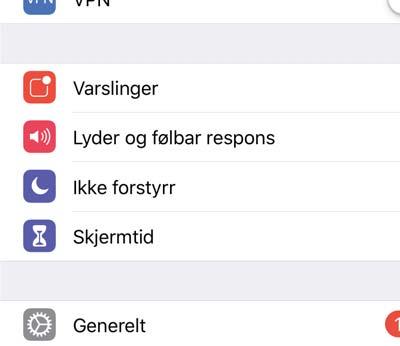 tilkobling til nye Wifi nettverk. 2.