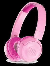 Bluetooth-headset med polstrede øreputer og regulerbar bøyle tilpasset for barn.