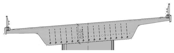 2 Beskrivelse av aktuelle brutyper 2.1 Massiv betongbru En massiv betongbru vil generelt ha samme uttrykk som dagens bru.