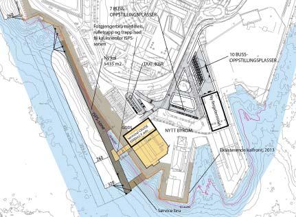 Prinsipp- og strategiplan for Havnepromenaden ble oversendt til politisk behandling 4.3.2014. Vippetangen er en av delstrekningene på Havnepromenaden.