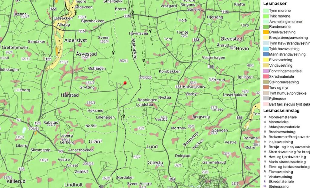 6 Det var også planlagt totalsonderinger lengre nord i området som er merket fase 5 på situasjonsplanen. Disse måtte utsettes pga. vanskelig atkomst.