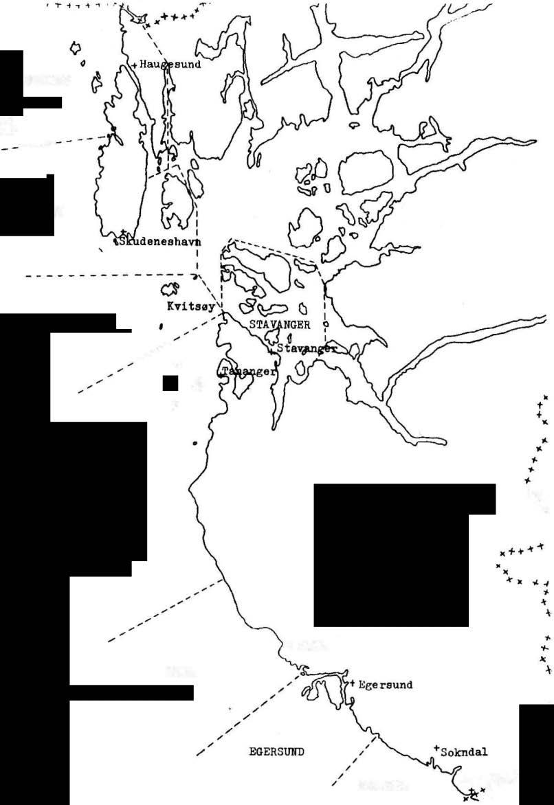 46 Fra konkurranselosing til felleslosing- etableringen av Skudefjorden felleslosing i 1925 HAUGESUND o --- SKUDENES KVlTSØY " ".,.,., " 4 p.