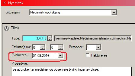 Evaluering og videre oppfølging Evaluering Opprett tiltak i tiltaksplanen som følge av vurderingen gjort på det tverrfaglige møtet og ut