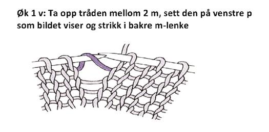 Buksen strikkes ovenfra og ned. Legg opp 100 (108) 116 (124) 132 (140) m på rundp nr 3 og strikk 5 omganger rundt i glattstrikk, samtidig som det på 5.