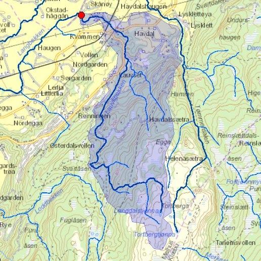 Lavvannskart Vassdragsnr.: Kommune: Fylke: Vassdrag: 122.