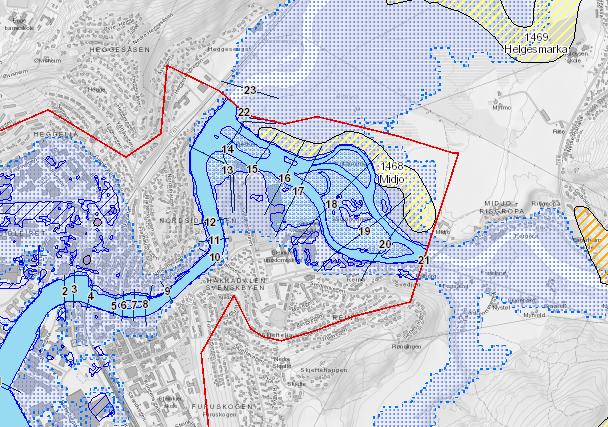 Geotekniske vurderinger Løsmassene på tomta er vurdert som stabile og egnet til byggeformål. Det planlagte bygget kan fundamenteres med banketter direkte i grunnen.