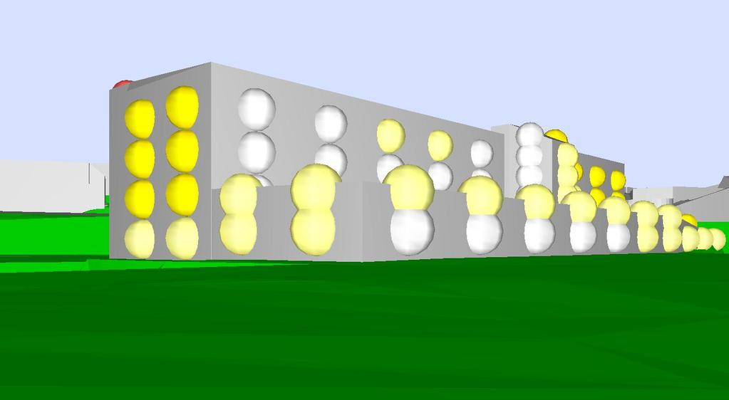 VEST: 4.etg, L den : 55-63 db 3.etg, L den : 55-62 db NORD: 4.etg, L den : 64 db 3.etg, L den : 62 db 2.etg, L den : 59 db 1.etg, L den : 58 db VEST: 2.etg, L den : 55-60 db 1.