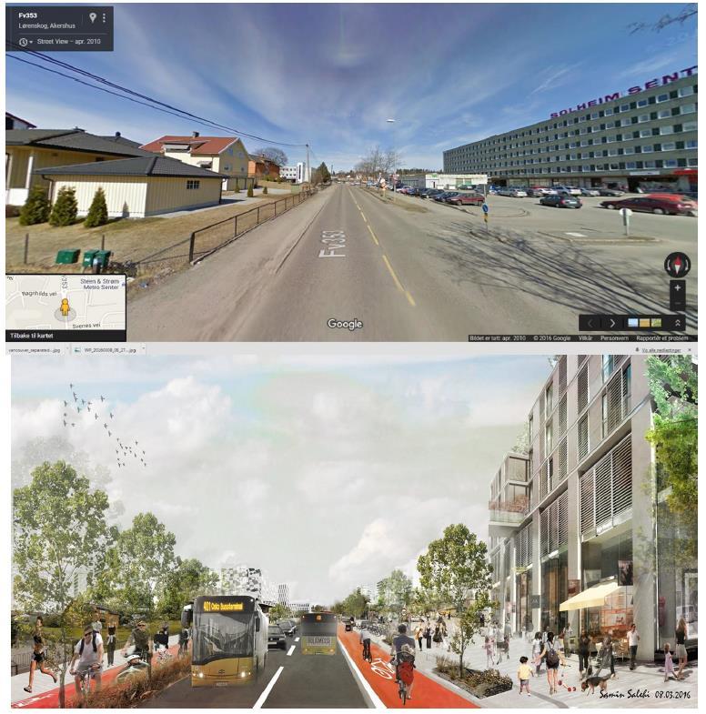 Finansiering av fylkeskommunal infrastruktur Bygater, kollektivfelt, m.v. 6 regionale byer Ca.