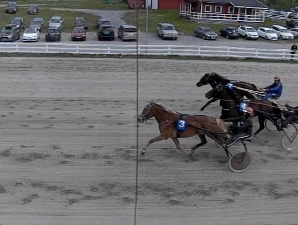 Løp 1 Stall Bjørnhaugs løp Kaldblods 20meter tilegg for hver vunnet 3-årspokal Stengt ved 3 pokaler 1 Nr 3 Elsa 3 Jørgen A Mjølnerød /v Jan RoaChristina Kjenner 1900 138,4 3:07,0 2 Nr 4 Mo Sjur 3 Tom