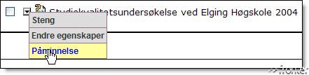 denne e-posten ved å klikke på Liste over deltakere: Ved å bruke hurtigmenyen til