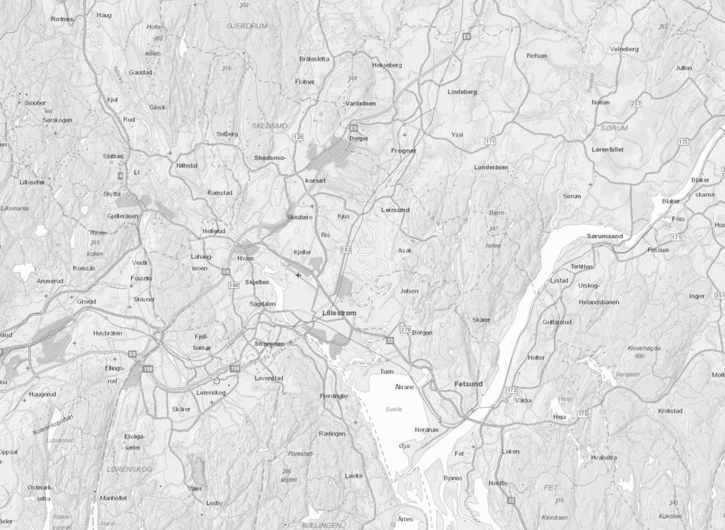 Andre prosjekter som påvirker Nittedal Skedsmo Sørum Rv 163 Fet E6 Rv 4, 22, 120, 159 & 163 Fv 22 & 120 Ny Glommakryssing Nytt bompengesnitt i Oslo Lørenskog Rælingen KVU for