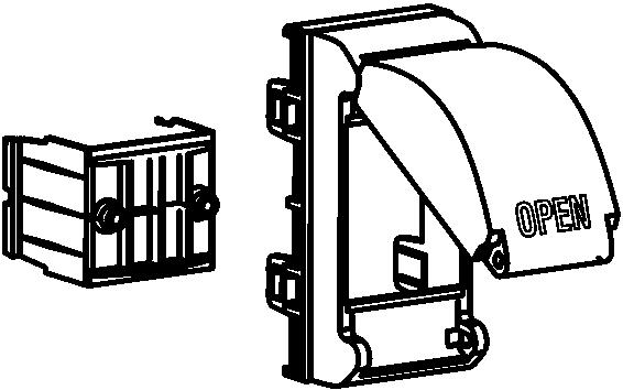 3. AVSLUTNINGSTILBEHØR (forts.) 3.5 Feste for automatsikring: El.nr.