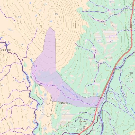 Vassdragsnr.: 163.E 28,8 5,7 4,9 3,0 4,3 Base flow 19,3 0,7 region 771 2 469-1,1 5,4-5,7 8,2 8,6 Elvegradient ( ) 1,7 km² 3,1 km 49,9 m/km 57,6 m/km 2,7 km 595 moh. 641 moh. 668 moh.